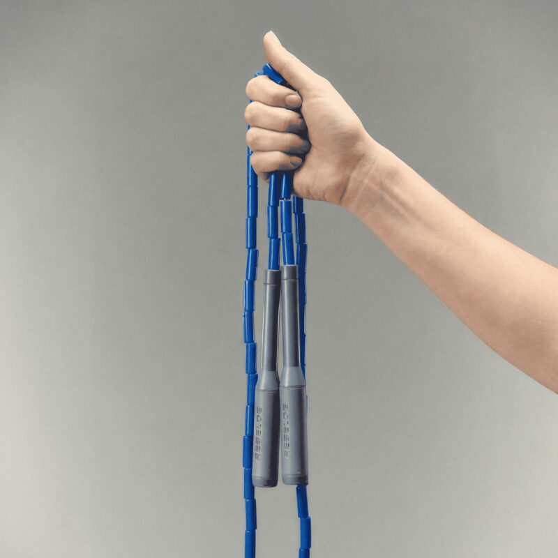 Rebelde Segmentada Cinza Com Azul
